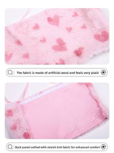 Trajes de Danza Jazz para Niñas Estilo Hip Hop, Color Rosa Moderno con Lentejuelas, Conjuntos de Poliéster en Existencia - Product Image 6