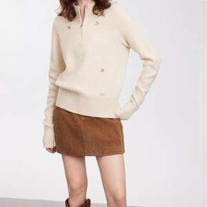 Suéter de <span class=keywords><strong>Mujer</strong></span> de Punto de Lana con <span class=keywords><strong>Cuello</strong></span> <span class=keywords><strong>Alto</strong></span>, Color <span class=keywords><strong>Gris</strong></span> <span class=keywords><strong>Oscuro</strong></span>, de Alta Gama, Exquisito para el Invierno de 2025 - Product Image 2