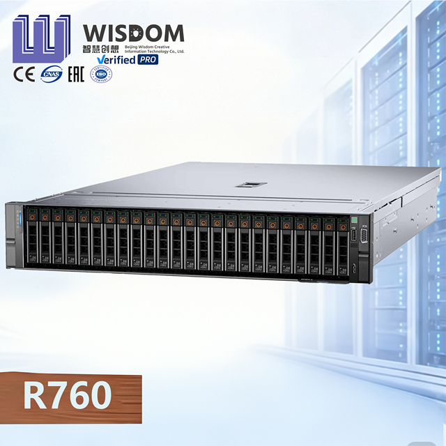 DeII PowerEdge R760 2U Intel Xeon Rack Server with GPU Customizable Storage & NAS AI 3-Year Warranty
