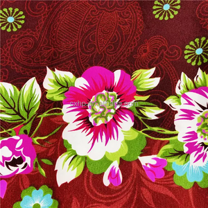 Indonésie/malaisie <span class=keywords><strong>marché</strong></span> 3D grande fleur de rose unie 100 polyester imprimé disperser drap de lit textiles <span class=keywords><strong>tissu</strong></span> 100 polyester - Product Image 3