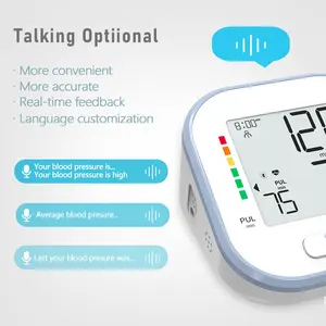 Monitor tekanan darah, Tensiometer lengan Digital Monitor otomatis Healthcare kesehatan MDR CE BP