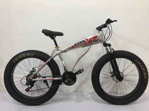 Vente en gros de vélos de montagne à pneus larges de 26 pouces à 21 vitesses pour hommes et femmes, avec fourche avant en acier, amortissement et frein à disque - Product Image 3