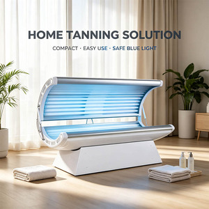 Lit de bronzage horizontal à <span class=keywords><strong>prix</strong></span> d'usine, appareil de bronzage avec 24 tubes UV allemands - Product Image 1