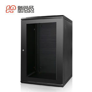 Ventilateur 6u 9u 12U entièrement assemblé PDU inclus boîtier d'armoire mural 19 pouces serveur Rack noir blanc - Product Image 2