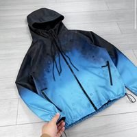 Veste décontractée à capuche pour homme, coupe ample, réactive à l'eau, logo personnalisé, polyester, imperméable, changeant de couleur, style hip-hop
