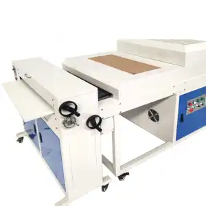 Máquina de barniz de recubrimiento UV mecánico, semiautomática, 100 A