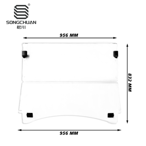 Ciubacr precedent 2004-up Acrylic Golf giỏ hàng kính chắn gió trong suốt 4 mét - Product Image 2