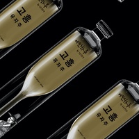 Bouteille à boisson en verre borosilicate à double paroi personnalisable, forme spéciale, design créatif pour champagne, vin, tequila, rechargeable