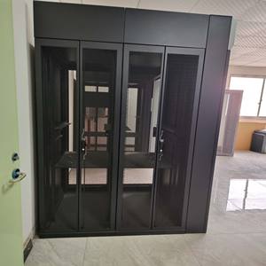 W-TEL 42U OEM单行数据中心网络机柜，带精密空调 - Product Image 6