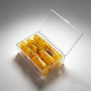 Caja Acrílica Transparente Rectangular Popular con Tapa Magnética con Bisagras, Perfecta para el Hogar y Almacenamiento de Aperitivos - Product Image 3
