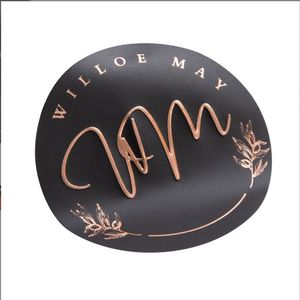 Personalizado autoadesivo PVC logotipo capa adesivo côncavo convexo em relevo Hot Stamping Light Film selo rótulo para embalagens de alimentos - Product Image 6