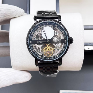 High-<b>end</b> Original Top-quality Fully Automatic Mechanical Movement Simple Men's Watch Stainless Steel Pointer Alloy Band Pateks - Product Image 2