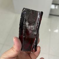 Usine de bonne qualité directement grenat zircon cubique rouge matières premières Cz rugueux pour la fabrication de bijoux