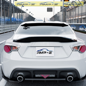 Rear Spoiler For Toyota GT86 Subaru BRZ Scion FR S 2013 2020 Piano Black Carbon Fiber Texture ABS Ducktail Trunk Lip - Product Image 3