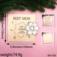 Décoration d'art en bois de bricolage pour la peinture de modèle de tilleul à la maison, signe mural d'amour pour le cadeau de
