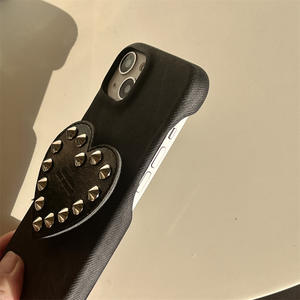 עבור תפוח 15 14 14 פרו ייחודי ג 'ינס מרקם טלפון נייד במקרה של rvet מעמד עבור iphone 16 ועוד 13 12 כיסוי - Product Image 3