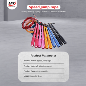 <span class=keywords><strong>Corde</strong></span> à <span class=keywords><strong>sauter</strong></span> réglable de qualité professionnelle pour entraînement Cross Fit et boxe - Product Image 2