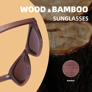 Nuevas Gafas de Sol de Bambú y Madera Roja de Lujo, Unisex, Vintage, Cuadradas, con Diseño Hueco, de una Pieza, Estilo Punk, Retro - Product Image 2