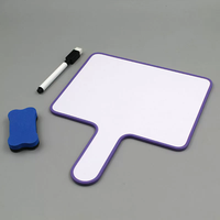 Tableau blanc magnétique double face portable en MDF avec cadre PE fin pour fournitures scolaires