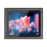 PC industriel HMI tout-en-un intégré 7 pouces, écran tactile capacitif, façade IP65, RS232/GPIO/POE, montage sur panneau, sans ventilateur