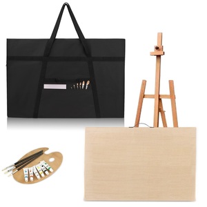 Túi danh mục đầu tư nghệ thuật khóa kéo lớn cho sinh viên nhẹ cầm tay - Product Image 2