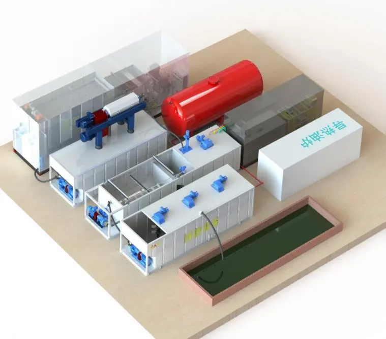 Sản xuất tại Trung Quốc gói nước thải nhà máy xử lý nước thải Mini nhà máy xử lý nước thải cho nhà