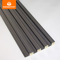 Revêtement extérieur de maison, panneau mural en composite bois-plastique, bardage extérieur imperméable, résistant aux UV, ignifuge, décoration en bois