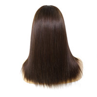 Perruque juive personnalisée en usine, cheveux humains européens, cuticules alignées, nœuds blanchis, dentelle suisse HD, perruque médicale casher juive
