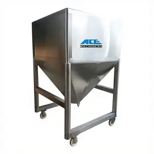 Stainless Steel Ibc With 200L 500 600L 1000L 1200L 2000L Gallon Heating Barrel Container Fluid Cleaning Empty For Powder