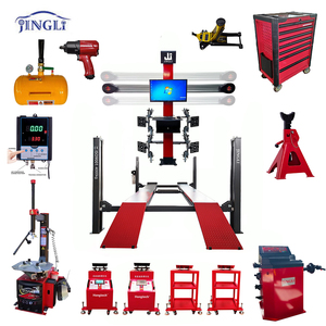 JINGLI Elevador de Tijera Hidráulico de Cuatro Postes con Certificación CE, Solución Completa para Talleres, Equipo de Equilibrado y Cambio de Neumáticos, Elevador 3D de Cuatro Ruedas 4T - Product Image 4