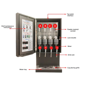 Hot <b>sales</b> Instant Coffee <b>Machine</b> 5 Hot Coffee <b>Vending</b> <b>Machine</b> Home Use Coffee <b>Machine</b> - Product Image 3