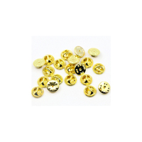 Bissza – Attaches pour épingles papillon, base ronde en métal avec pointes pour badges, broches, accessoires de bricolage