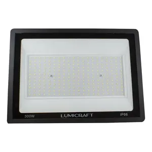 Reflector LED para Exteriores Lumicraft de 300 W, Blanco Cálido, IP67, Impermeable, Montaje en Superficie con Fotocélula Integrada para Iluminación de Jardín - Product Image 3