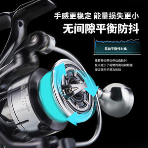 Moulinet <span class=keywords><strong>de</strong></span> <span class=keywords><strong>pêche</strong></span> tout métal pour gaucher, spécial lancer <span class=keywords><strong>de</strong></span> leurres, anti-eau salée, universel, rapport <span class=keywords><strong>de</strong></span> transmission 5.2:1, pour la <span class=keywords><strong>pêche</strong></span> en ruisseau - Product Image 3