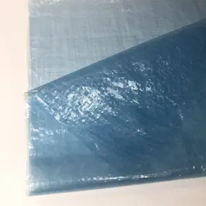 130GSM ברור כחול ארוג חממה סרט אנטי מעובה HDPE חיזק פלסטיק גשמים הוכחת כיסוי