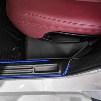 Tapis de sol de voiture en TPE toutes saisons 5D à motif géométrique noir de marque KQD, taille personnalisée, garantie 1 an pour Chery Jetour X70