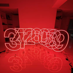 ป้ายไฟนีออน LED ตกแต่งโลโก้ที่กำหนดเองได้สัญลักษณ์ "Love Ends" สำหรับร้านเสริมสวยและสตูดิโอแต่งหน้า - Product Image 4