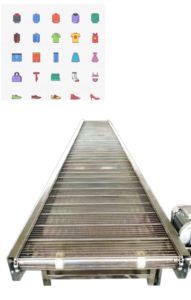 Gıda soğutma konveyör hattı malzeme taşıma ekipmanları için fabrika doğrudan yeni paslanmaz çelik konveyör - Product Image 3