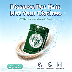 <span class=keywords><strong>Poudre</strong></span> de <span class=keywords><strong>lessive</strong></span> enzymatique dissolvante pour poils d'animaux, formule ozone, antibactérienne, antifongique, douce et sûre pour chiens et chats, marque privée - Product Image 2