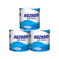 Papier toilette en rouleau personnalisé à dissolution rapide, 3 plis, en pâte de bois vierge, doux et uni, pour marque privée, vente en gros, OEM