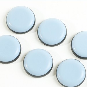 Patins de protection pour chaises et tables, noirs, durables, insonorisants, en feutre et plastique EVA, avec isolation acoustique - Product Image 3