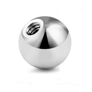 Шарики стальные резьбовые LEASON с отверстием, полированные, гладкие, размеры 10-20 мм, резьбовые отверстия M3-M30, подшипниковые шарики - Product Image 3