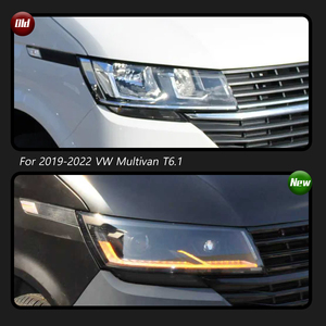 Feux de jour à LED pour Volkswagen Multivan 2019-2022, ensemble de phares Caravelle T6.1 - Product Image 4