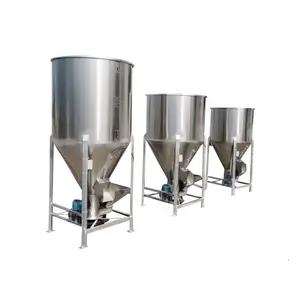 100kg thép không gỉ khô bột trộn nhà máy giá tốc độ cao trộn thép không gỉ dọc Mixer