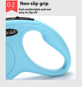 Guinzaglio retrattile automatico materiale ABS di alta qualità regolabile 3M e 5M lunghezze - Product Image 5