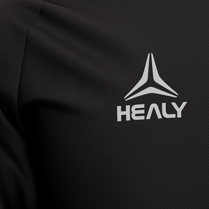 Chaqueta de fútbol para hombre Warmup Black Logotipo personalizado Chaquetas deportivas de fútbol Uniformes de club de entrenamiento - Product Image 3