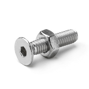 Tornillo y tuerca hexagonales de cabeza plana de acero inoxidable 304 M2 M3 M4 M5 M6 para muebles metálicos - Product Image 2
