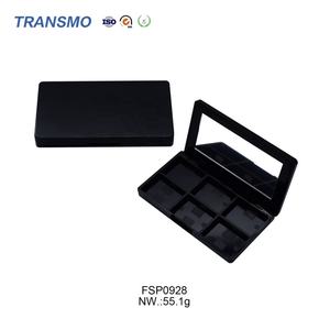 Paleta de Sombras de Ojos de Lujo, Estuche Rectangular para Sombras de Ojos, Paleta de Sombras de Ojos Vacía de 6 Colores con Espejo - Product Image 2