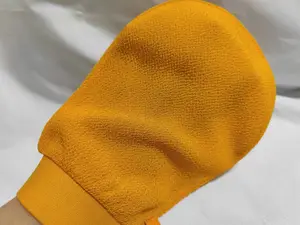 Customized Color Hammam Bath Scrub Rayon Viscose Glove Mitt Peeling Exfoliating Body Mitt Bath Washing Glove