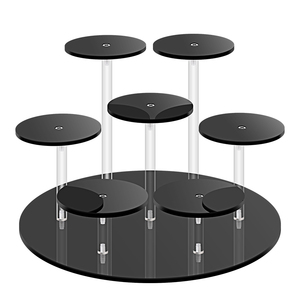 7 Tier Acrylic <strong>Cake</strong> <strong>Stand</strong> Set For Dessert Table <strong>Cake</strong> Holder Cupcakes Pastries For Weddings Birthday Candy Party Display - Product Image 1
